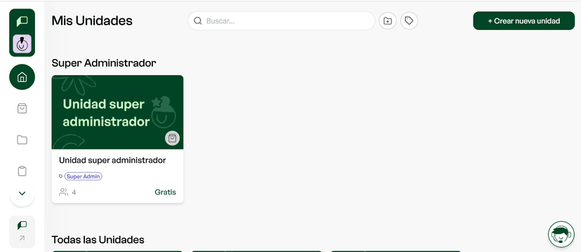 Página de Inicio de la plataforma Pathways LMS